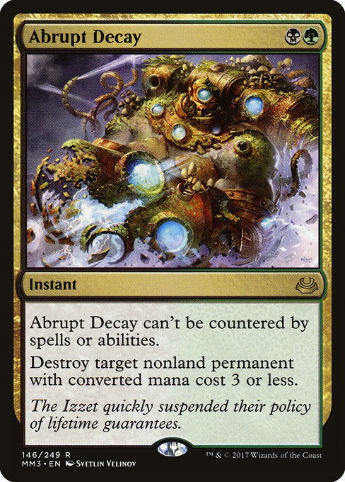 Abrupt Decay [Modern Masters 2017] | Galactic Gamez
