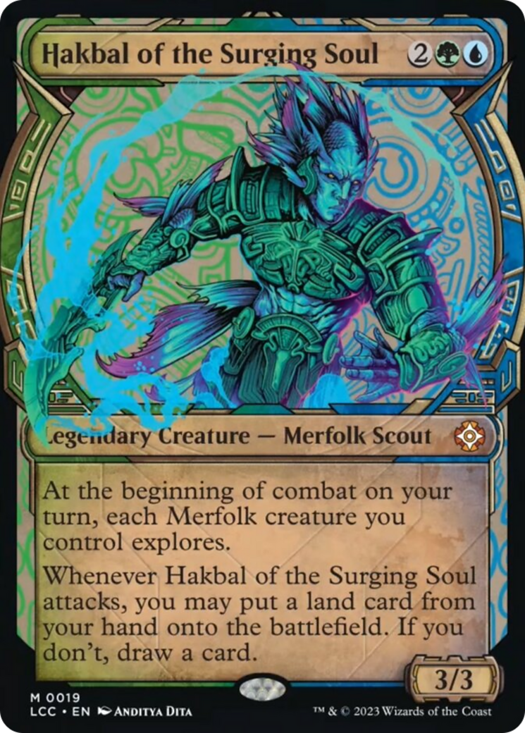 Hakbal of the Surging Soul (Showcase) [The Lost Caverns of Ixalan Commander] | Galactic Gamez