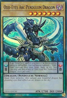 Odd-Eyes Arc Pendulum Dragon [LEDD-ENC00] Ultra Rare | Galactic Gamez