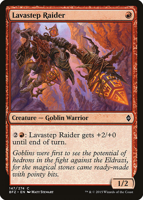 Lavastep Raider [Battle for Zendikar] | Galactic Gamez
