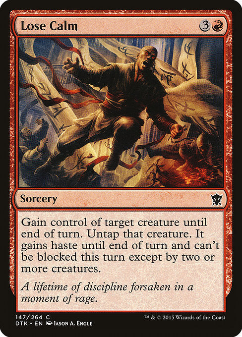 Lose Calm [Dragons of Tarkir] | Galactic Gamez