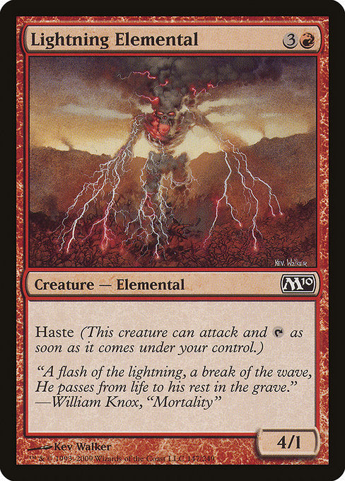 Lightning Elemental [Magic 2010] | Galactic Gamez