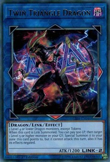 Twin Triangle Dragon [CIBR-EN046] Rare | Galactic Gamez