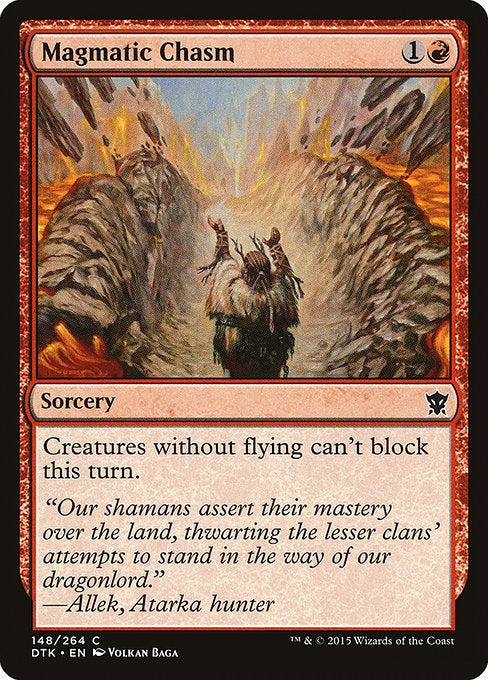 Magmatic Chasm [Dragons of Tarkir] | Galactic Gamez