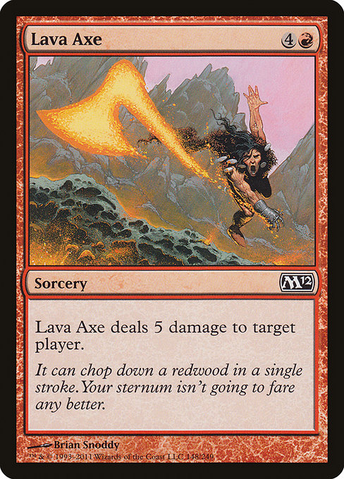 Lava Axe [Magic 2012] | Galactic Gamez