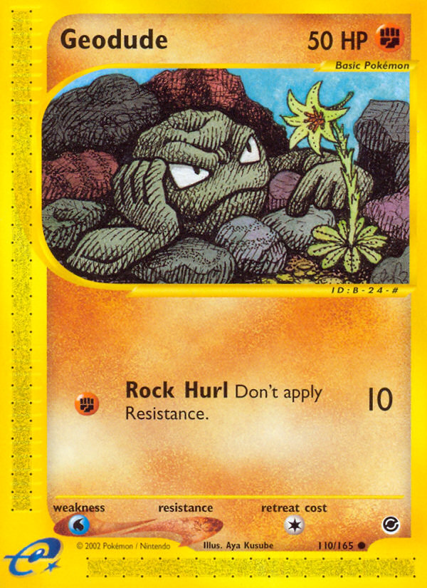 Geodude (110/165) [Expedition: Base Set] | Galactic Gamez