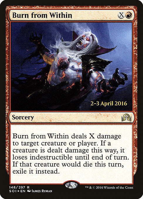 Burn from Within [Shadows over Innistrad Promos] | Galactic Gamez