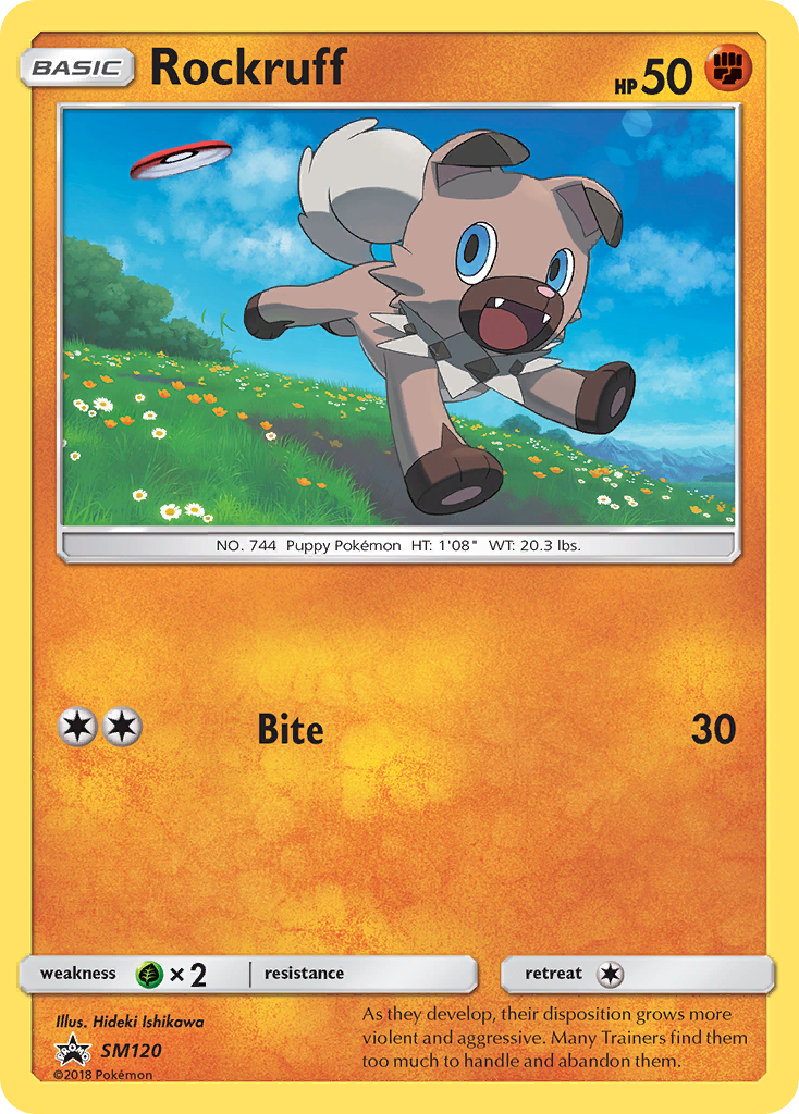 Rockruff (SM120) [Sun & Moon: Black Star Promos] | Galactic Gamez