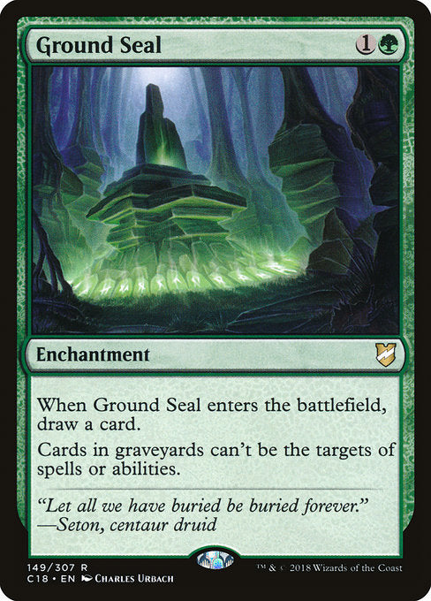 Ground Seal [Commander 2018] | Galactic Gamez