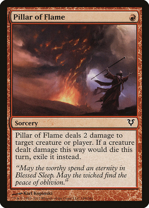 Pillar of Flame [Avacyn Restored] | Galactic Gamez