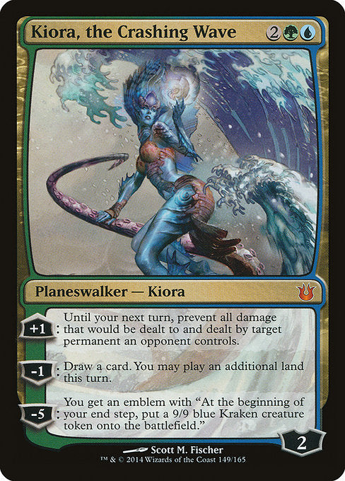 Kiora, the Crashing Wave [Born of the Gods] | Galactic Gamez