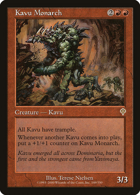 Kavu Monarch [Invasion] | Galactic Gamez