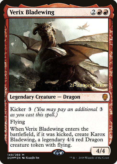 Verix Bladewing [Dominaria Promos] | Galactic Gamez