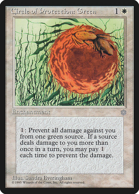 Circle of Protection: Green [Ice Age] | Galactic Gamez
