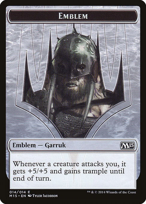 Garruk, Apex Predator Emblem [Magic 2015 Tokens] | Galactic Gamez