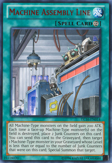 Machine Assembly Line (Red) [DL16-EN014] Rare | Galactic Gamez