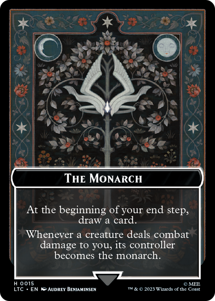 The Monarch // Treasure Double-Sided Token [The Lord of the Rings: Tales of Middle-Earth Commander Tokens] | Galactic Gamez