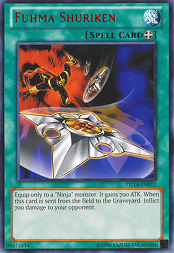 Fuhma Shuriken (Red) [DL14-EN011] Rare | Galactic Gamez