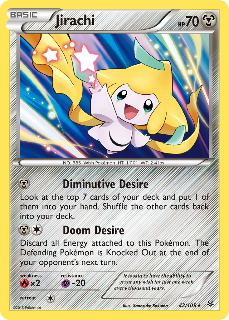 Jirachi (42/108) [XY: Roaring Skies] | Galactic Gamez