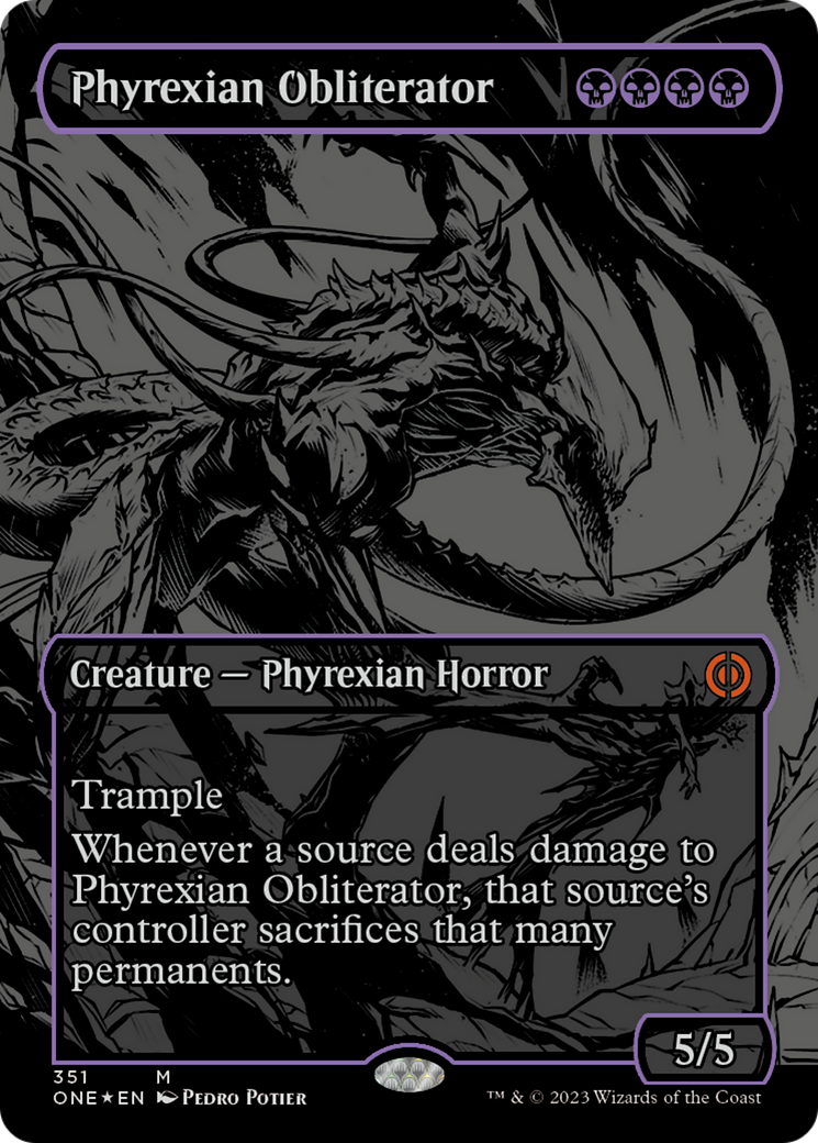 Phyrexian Obliterator (Oil Slick Raised Foil) [Phyrexia: All Will Be One] | Galactic Gamez