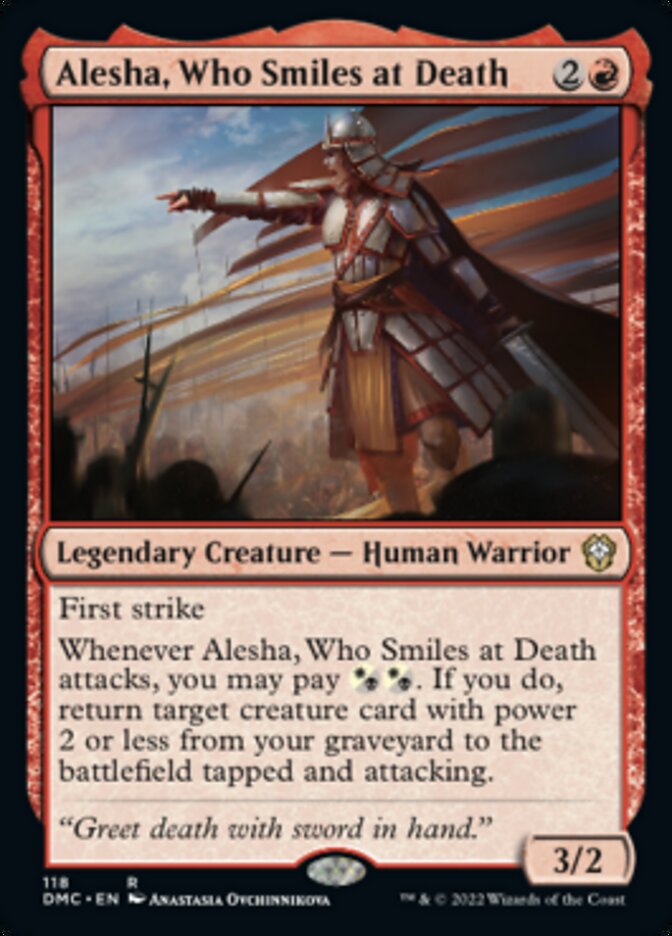 Alesha, Who Smiles at Death [Dominaria United Commander] | Galactic Gamez