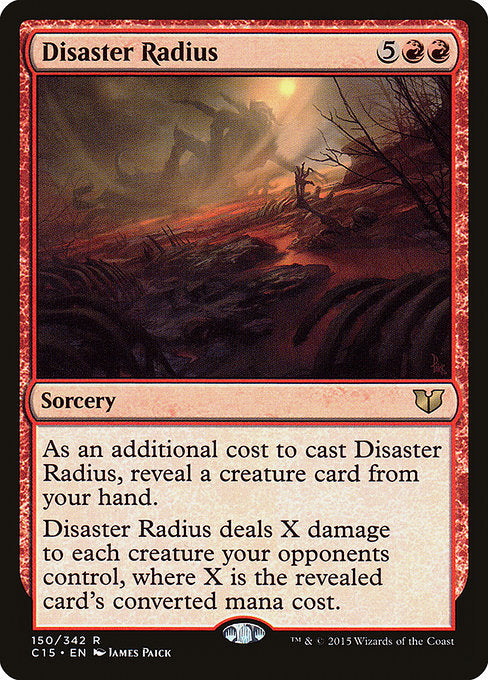 Disaster Radius [Commander 2015] | Galactic Gamez