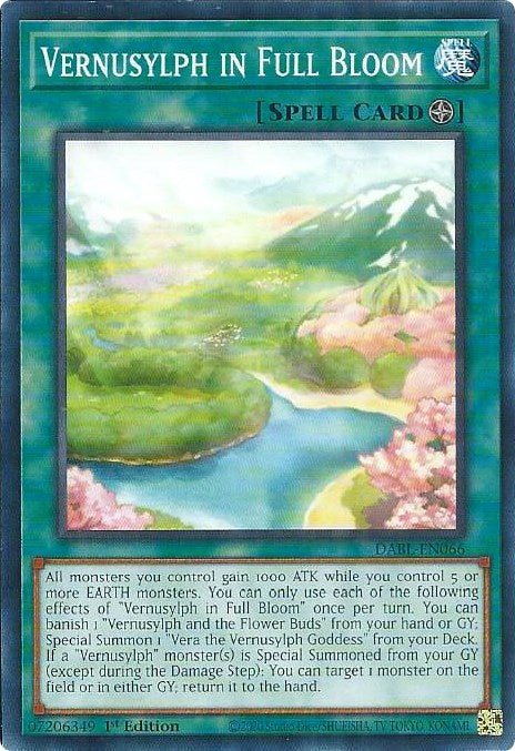 Vernusylph in Full Bloom [DABL-EN066] Common | Galactic Gamez