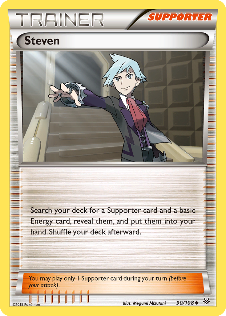 Steven (90/108) [XY: Roaring Skies] | Galactic Gamez