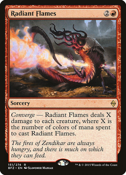 Radiant Flames [Battle for Zendikar] | Galactic Gamez