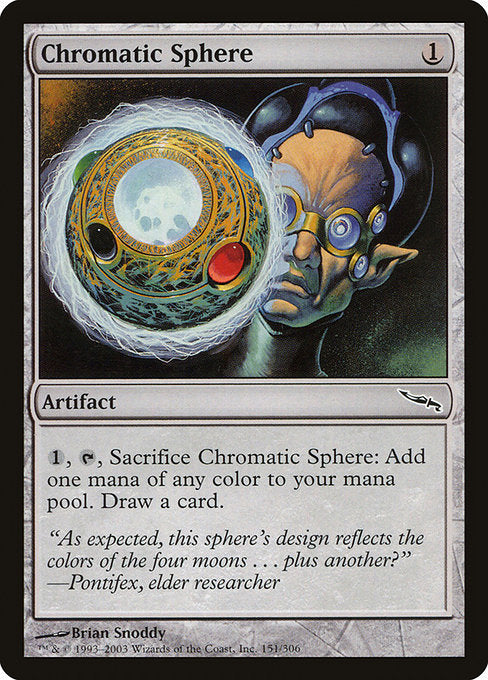 Chromatic Sphere [Mirrodin] | Galactic Gamez