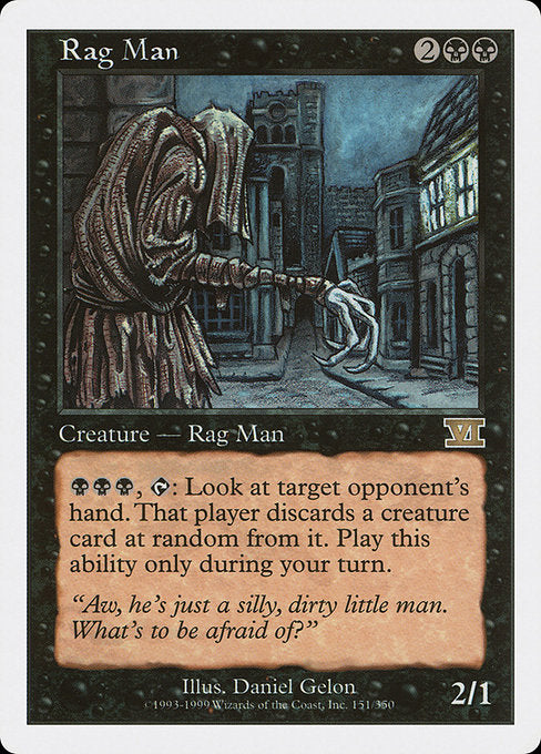 Rag Man [Classic Sixth Edition] | Galactic Gamez