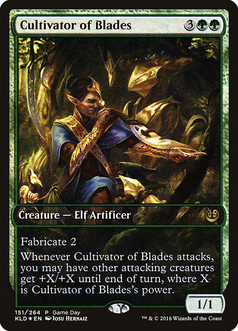 Cultivator of Blades [Kaladesh Promos] | Galactic Gamez