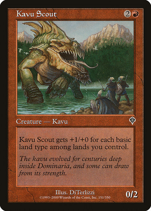 Kavu Scout [Invasion] | Galactic Gamez