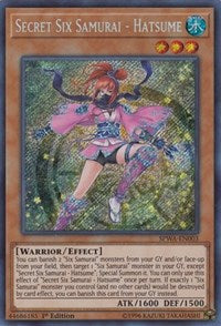 Secret Six Samurai - Hatsume [SPWA-EN003] Secret Rare | Galactic Gamez