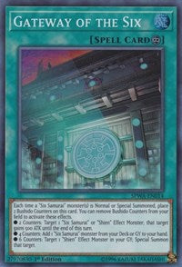 Gateway of the Six [SPWA-EN014] Super Rare | Galactic Gamez