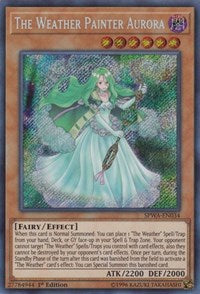 The Weather Painter Aurora [SPWA-EN034] Secret Rare | Galactic Gamez