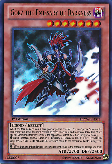 Gorz the Emissary of Darkness [LCYW-EN044] Ultra Rare | Galactic Gamez