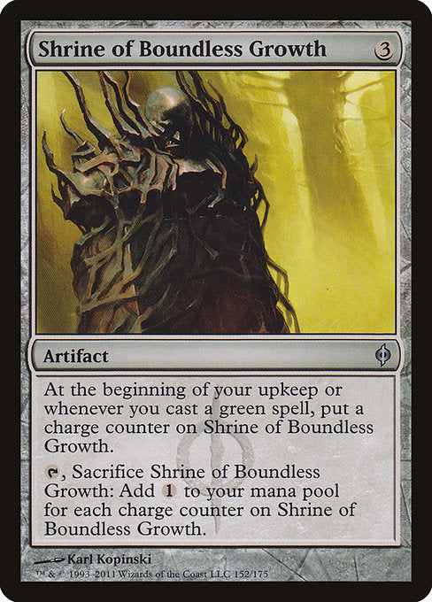 Shrine of Boundless Growth [New Phyrexia] | Galactic Gamez