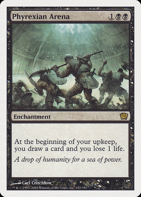 Phyrexian Arena [Ninth Edition] | Galactic Gamez
