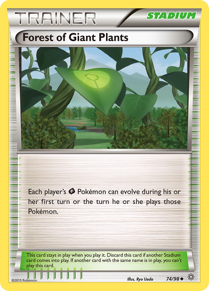 Forest of Giant Plants (74/98) [XY: Ancient Origins] | Galactic Gamez