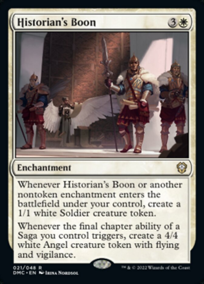 Historian's Boon [Dominaria United Commander] | Galactic Gamez