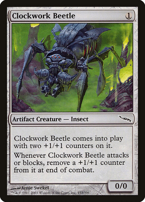 Clockwork Beetle [Mirrodin] | Galactic Gamez