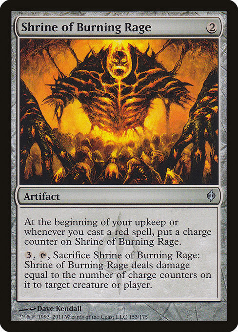 Shrine of Burning Rage [New Phyrexia] | Galactic Gamez