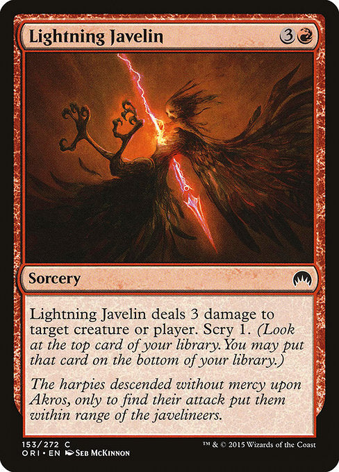Lightning Javelin [Magic Origins] | Galactic Gamez