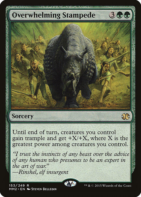 Overwhelming Stampede [Modern Masters 2015] | Galactic Gamez