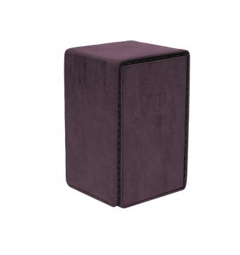Suede Collection Alcove Tower Amethyst Deck Box | Galactic Gamez