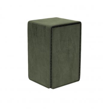 Suede Collection Alcove Tower Emerald Deck Box | Galactic Gamez