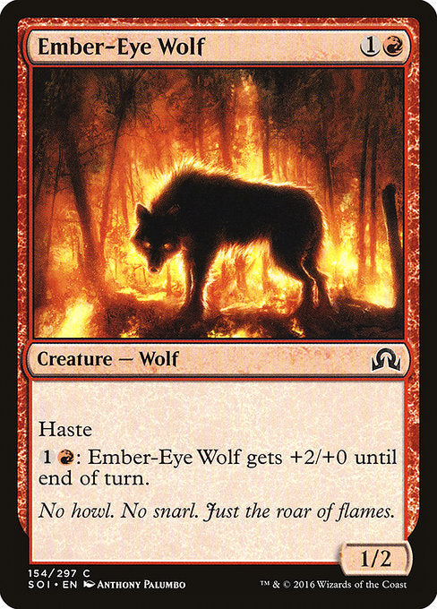 Ember-Eye Wolf [Shadows over Innistrad] | Galactic Gamez