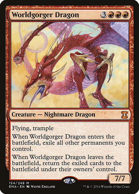 Worldgorger Dragon [Eternal Masters] | Galactic Gamez