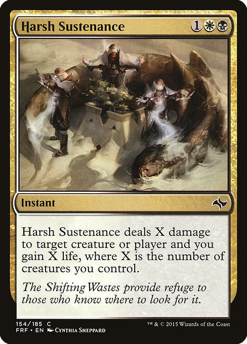 Harsh Sustenance [Fate Reforged] | Galactic Gamez